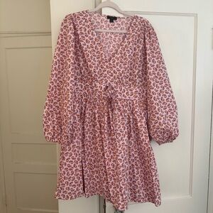 J. Crew Pink Floral Dress